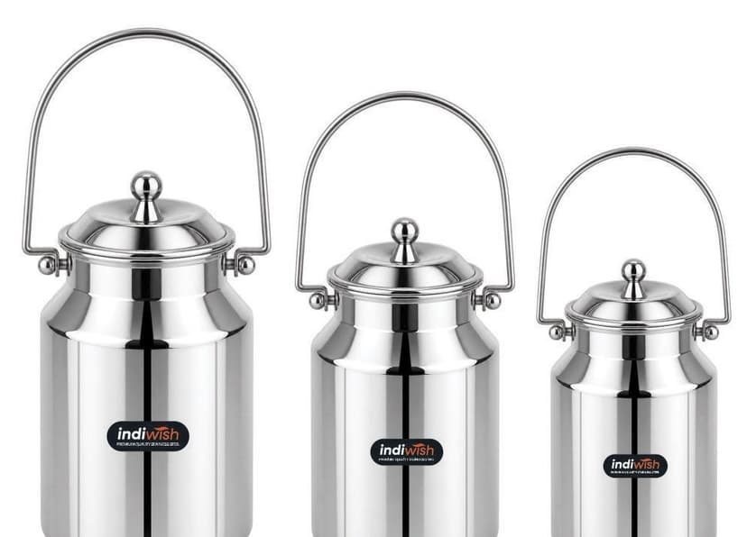 Indiwish Milk Can stainless steel milk cans