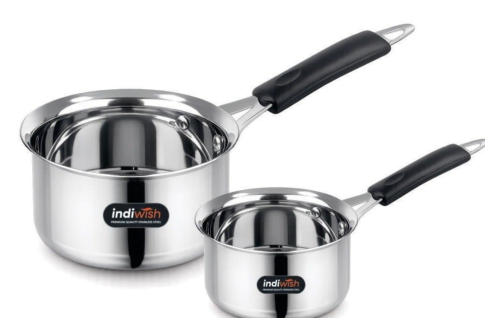 Indiwish Plain Saucepan stainless steel cookware