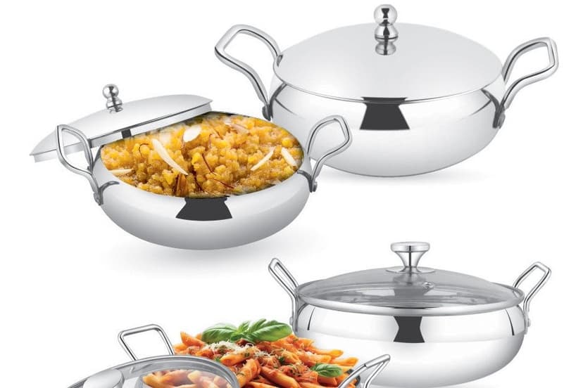 Indiwish Prime Handi stainless steel cookware