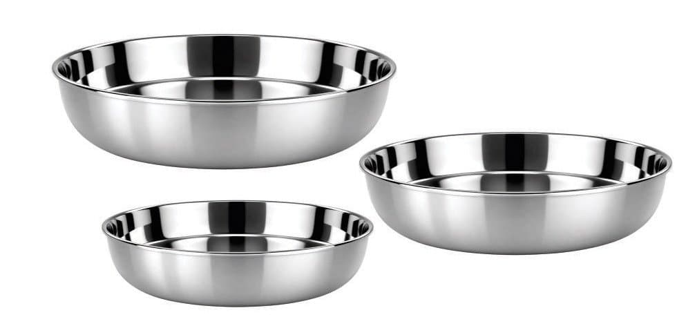 Indiwish Halwa Plate stainless steel halwa plates