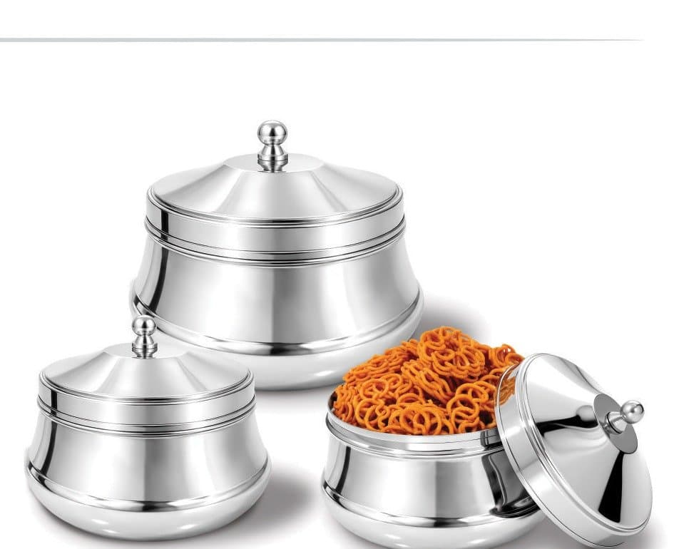 Indiwish Regal Container stainless steel serveware