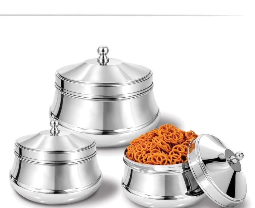 Indiwish Regal Container stainless steel serveware