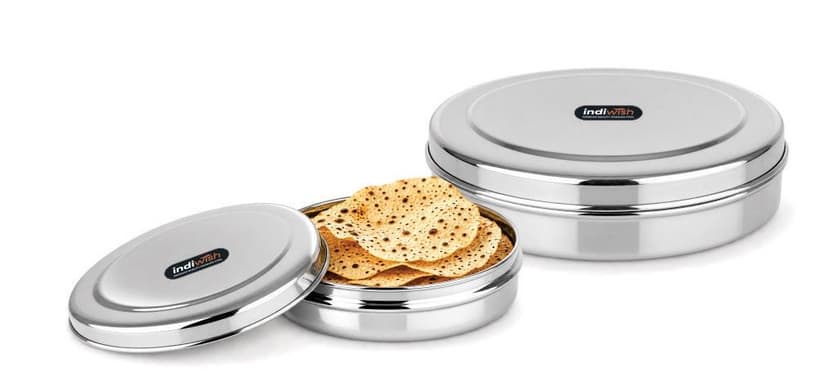 Indiwish Chocolate Dabba stainless steel storage containers