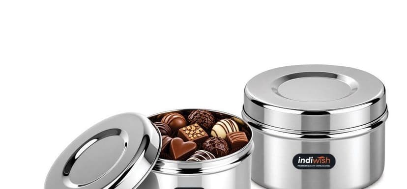 Indiwish Royal Peda Dabba stainless steel storage containers