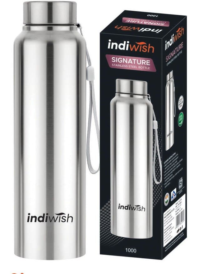 Indiwish Signature stainless steel bottles